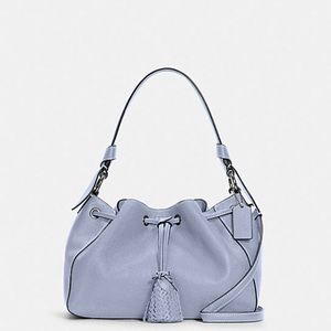 Brand New Everly Drawstring shoulder Coach bag